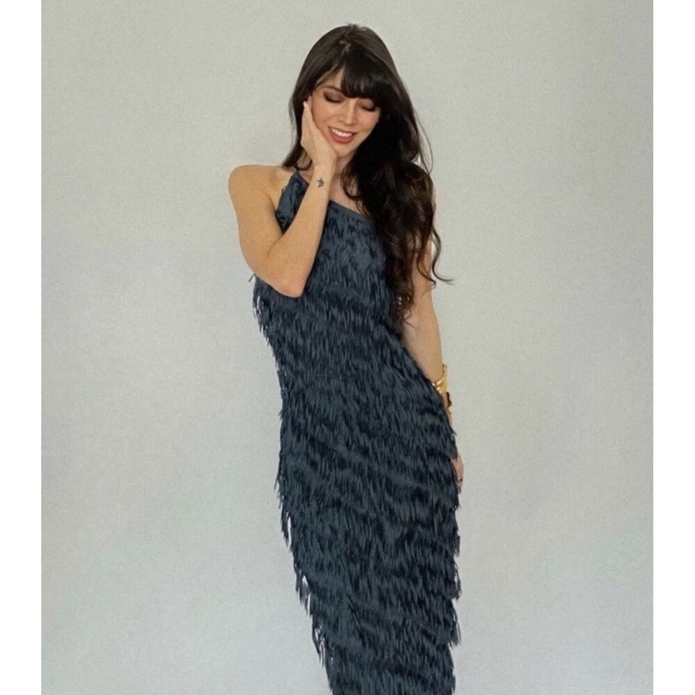 Zara Long Fringe Dress - Picture 6 of 15